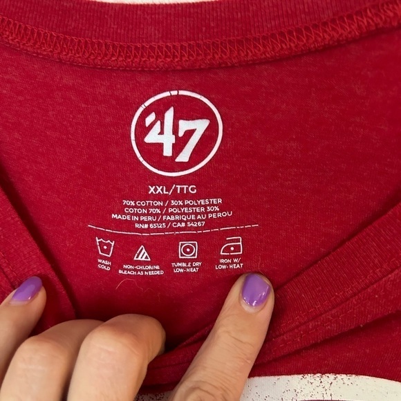 Men’s graphic rainers  baseball, XXL graphic T-shirt - Picture 3 of 5